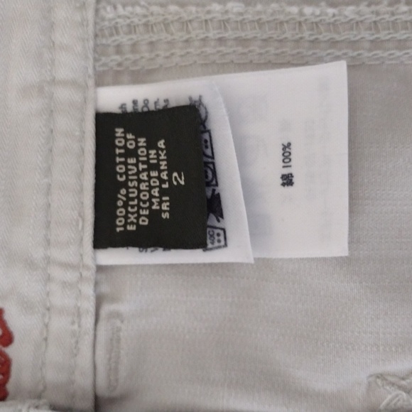 Eddie Bauer 100% Cotton Khaki Knee Length Button Front A-Line Skirt Size 2 - Picture 3 of 11